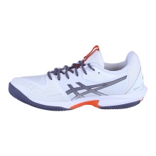 Asics buty tenisowe Solution Speed FF 3 Clay/Sandplatz/Leichtigkeit 2025 białe/fioletowe męskie