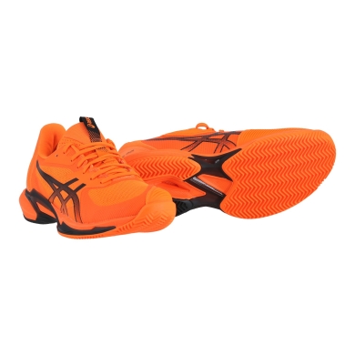 Asics buty tenisowe Solution Speed FF 3 Clay/Sandplatz/Leichtigkeit 2025 pomarańczowo/czarne męskie