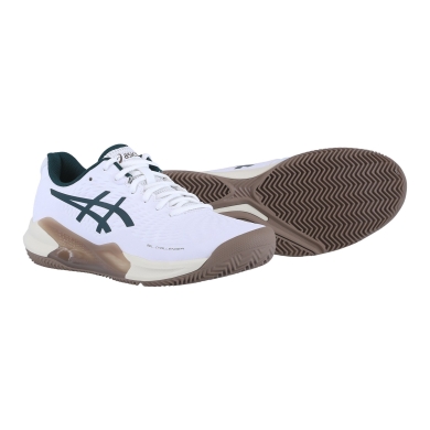 Buty tenisowe Asics Gel Challenger 14 Clay/Sandplatz (Amortyzacja) 2025 białe/zielone męskie