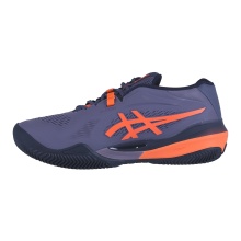 Buty tenisowe Asics Gel Resolution X na nawierzchnię clay/sand (stabilność) 2025 fioletowo/pomarańczowe męskie