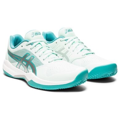 Asics Buty tenisowe Gel Game 7 Clay/Na korty twarde białe/miętowe Damskie