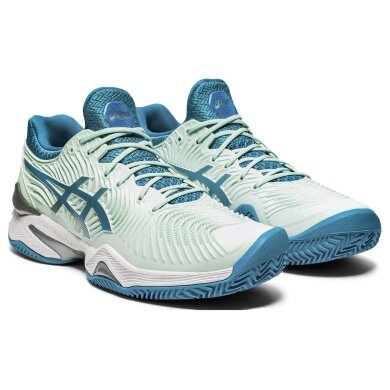 Asics Buty tenisowe Gel Court FF 2 na nawierzchnię ziemną/błotnistą białe/mintowe damskie