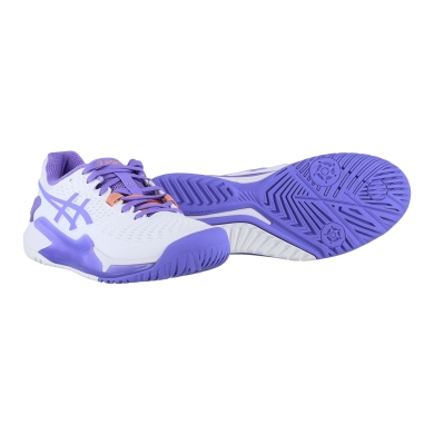 Asics Buty tenisowe Gel Resolution 9 Allcourt/Stabilność białe damskie