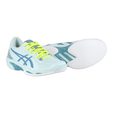 Asics Buty tenisowe Solution Speed FF 2 Indoor/Dywan mintowy zielony Damskie