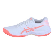 Asics Buty tenisowe Gel Game 9 Clay/Na korty 2024 białe/koralowe dla kobiet