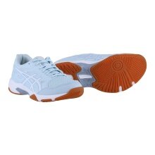 Asics Halowe buty do gry Gel Rocket 11 (wielofunkcyjne/stabilność) 2024 jasnoniebieskie damskie