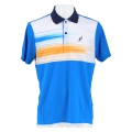 Australian Tennis-Polo Ace Stampata Brush Line capriblau Herren