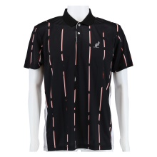 Australian Tennis-Polo Stripe w Ace czarny Mężczyźni