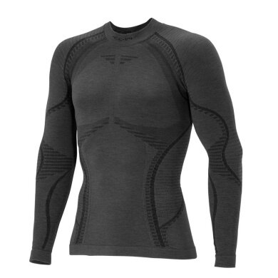 Accapi Langarmshirt Ergowool Long Sleeve Shirt (wełna merino, ciepłe) bielizna ciemnoszara Męski