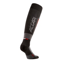 Skarpety narciarskie Accapi Touch Ski, czarne/czerwone - 1 para