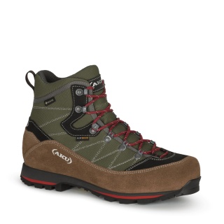 AKU Buty trekkingowe Trekker Lite III Wide GTX (wodoodporne, szerokie) zielono/brązowe męskie