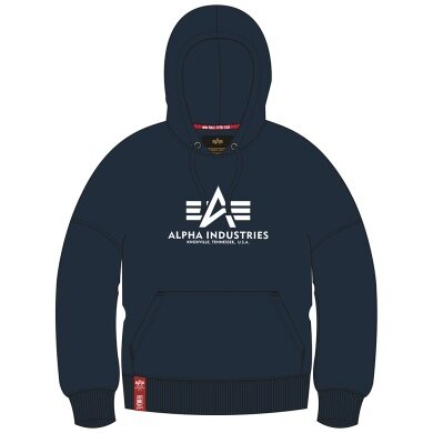 Alpha Industries Bluza z kapturem (Hoodie) Basic Oversize granatowy Mężczyźni