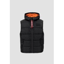 Alpha Industries Kamizelka Puffer Vest FD z kapturem czarna męska