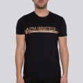 Koszulka Alpha Industries T Foil Print (Bawełna) czarna/miedziana męska