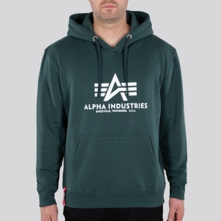 Alpha Industries Bluza z kapturem (Hoodie) Basic granatowa zieleń Mężczyźni