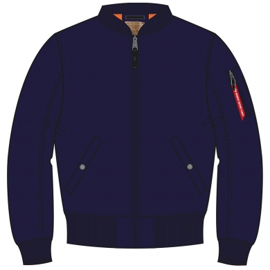 Alpha Industries Kurtka lotnicza MA-1 TT granatowa męska