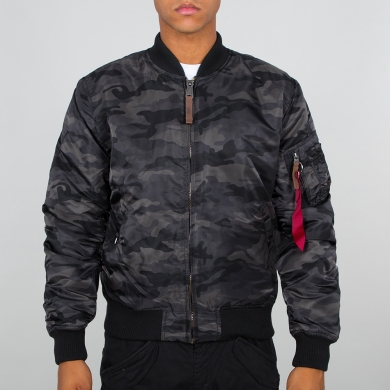 Alpha Industries Kurtka lotnicza MA-1 VF 59 camo czarna męska