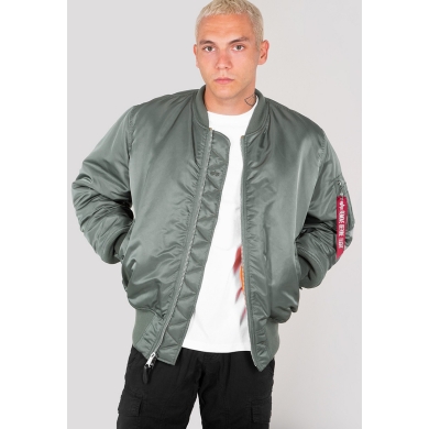 Alpha Industries Kurtka lotnicza MA-1 (Kurtka przejściowa odwracalna) vintage zielona męska