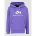 Alpha Industries Bluza z kapturem (Hoodie) Basic Logo elektryczny fiolet męski