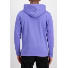 Alpha Industries Bluza z kapturem (Hoodie) Basic Logo elektryczny fiolet męski