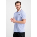 Alpha Industries Polo Contrast (100% bawełna) jasnoniebieski męski