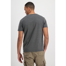 Alpha Industries T-shirt Basic (Bawełna) węgiel/biały Mężczyźni