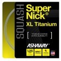 Ashaway Squashowa linka Super Nick XL Titanium 1.25 szary 9m Zestaw