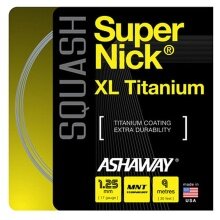 Ashaway Squashowa linka Super Nick XL Titanium 1.25 szary 9m Zestaw