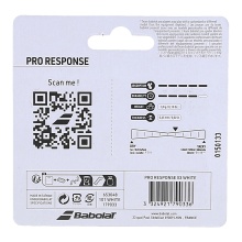 Babolat Overgrip Pro Response (wysoka absorpcja wilgoci) 0.45mm biały 3 szt.