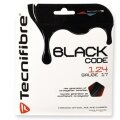 Nawleczka z tenisową struną Tecnifibre Black Code (trwałość+kontrola) czarna