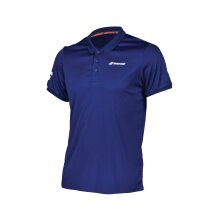 Babolat Polo tenisowe Core #18 ciemnoniebieskie dla chłopców