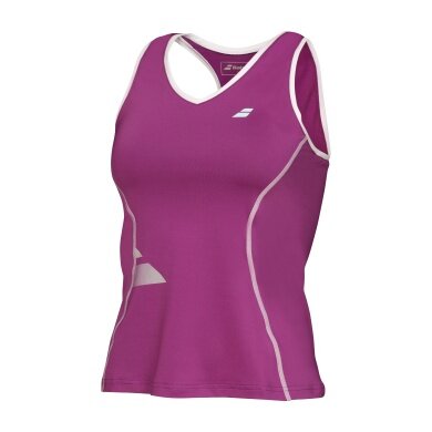 Babolat Tank tenisowy Match Core Crop #16 purpurowy Damski