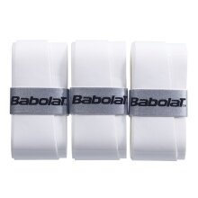 Babolat Overgrip Pro Tour 2.0 (Komfort) 0,6 mm biały 12 sztuk w opakowaniu clip.