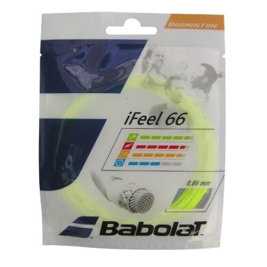 Naciąganie Rakiet z naciągiem do badmintona Babolat iFeel 66 żółty