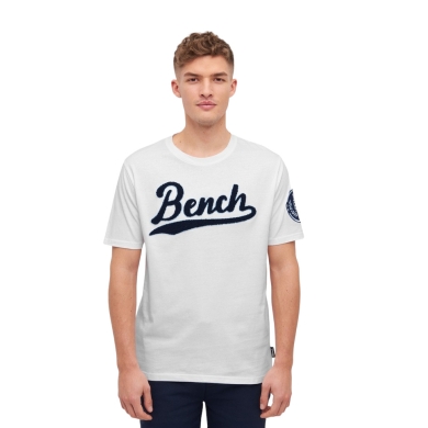 T-shirt rekreacyjne Bench Enam (100% bawełna) biały męski