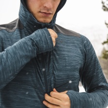 Kurtka polarowa Bergans Rabot Active (ultralekka, sportowy krój, midlayer) orionblue męska