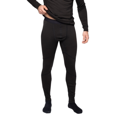 Bergans Spodnie termiczne Tight Pure Merino (100% wełna merino) długie bielizna czarna męska