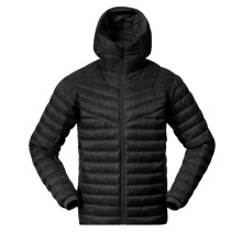 Bergans Zimowa Kurtka Puchowa Rabot Light Down Hood (lekka, ciepła) czarna Mężczyźni