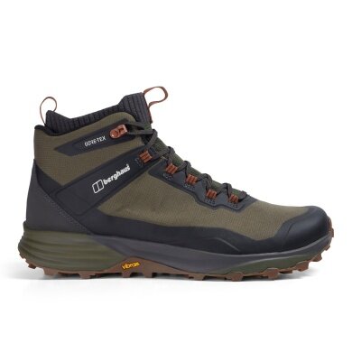 Buty trekkingowe Berghaus VC22 Mid GTX (wodoodporne) ciemnozielone/brązowe męskie