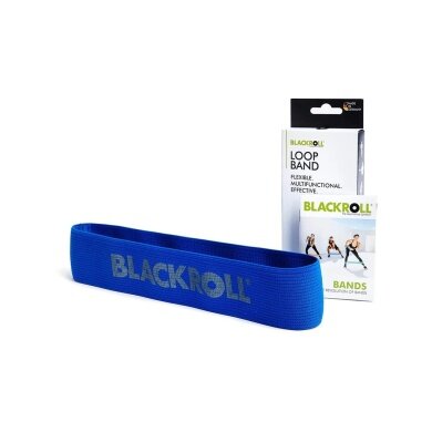 Blackroll Taśma Fitness Loop Band niebieska - mocna -