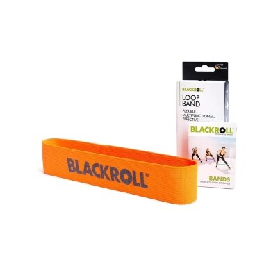 Blackroll Taśma Fitness Loop Band pomarańczowa - lekka -