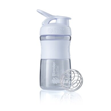 BlenderBottle Butelka Sportmixer Grip 590ml przezroczysta/biała