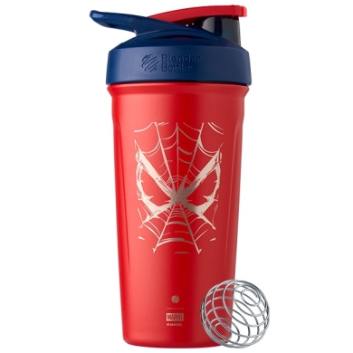 BlenderBottle Butelka Strada Thermo Stalowa Spider Man 710ml czerwona