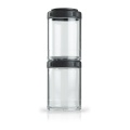 BlenderBottle Pojemnik GoStak 150ml czarny 2szt.