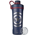 BlenderBottle Butelka do picia Marvel Radian Thermo Stalowa (wytrzymała, podwójna izolacja) 770ml Kapitan Ameryka