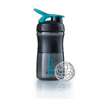 BlenderBottle Butelka Sportmixer Grip Czarna Moda 590ml czarna/niebieska