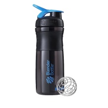 BlenderBottle Butelka Sportmixer Grip 820ml czarna/cyanowa