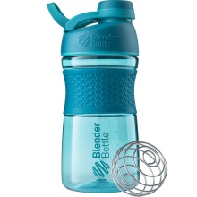 BlenderBottle Butelka do picia Sportmixer Twist 590ml niebiesko-zielona