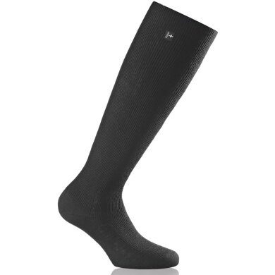 Rohner Skarpetki Biznesowe Knee SupeR Wool Long czarne Męskie - 1 Para