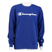 Champion Pulower Crewneck Duży Logo 2019 niebieski królewski Mężczyźni